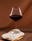 Personalised 'Mum' Roma Wine Glass