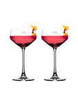 Personalised Margeaux Martini Glass - Set of 2