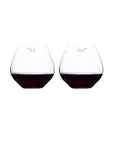 Valentine's Day Glass Set - Small Hearts