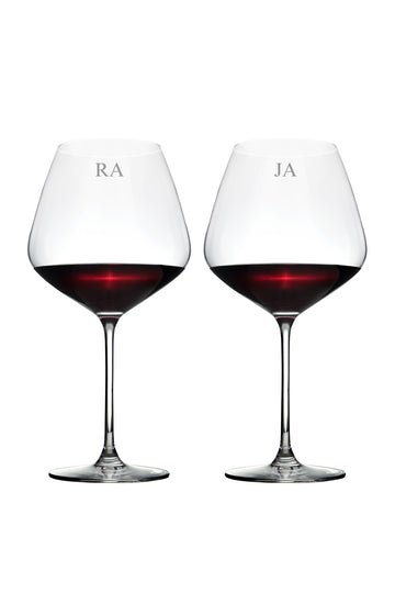 Personalised Roma Red Wine Glass - Set of 2