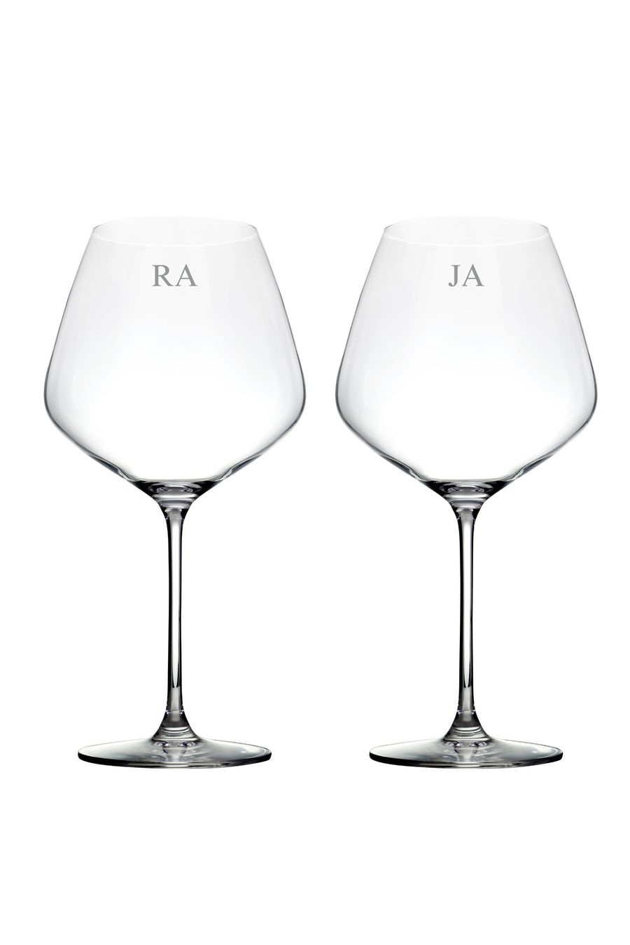 Personalised Roma Red Wine Glass - Set of 2