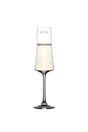 'Mum' Salome Champagne Flute + Personalised Amara Platter