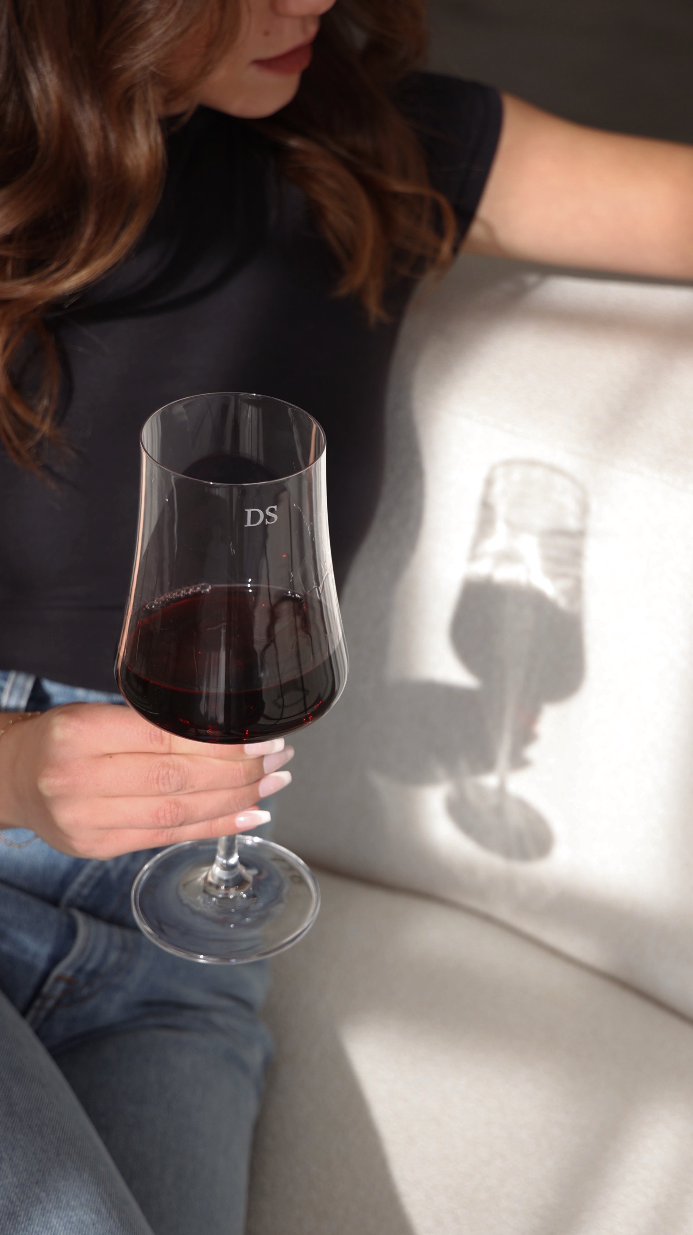 Personalised Salome Red Wine Glass - Set of 2