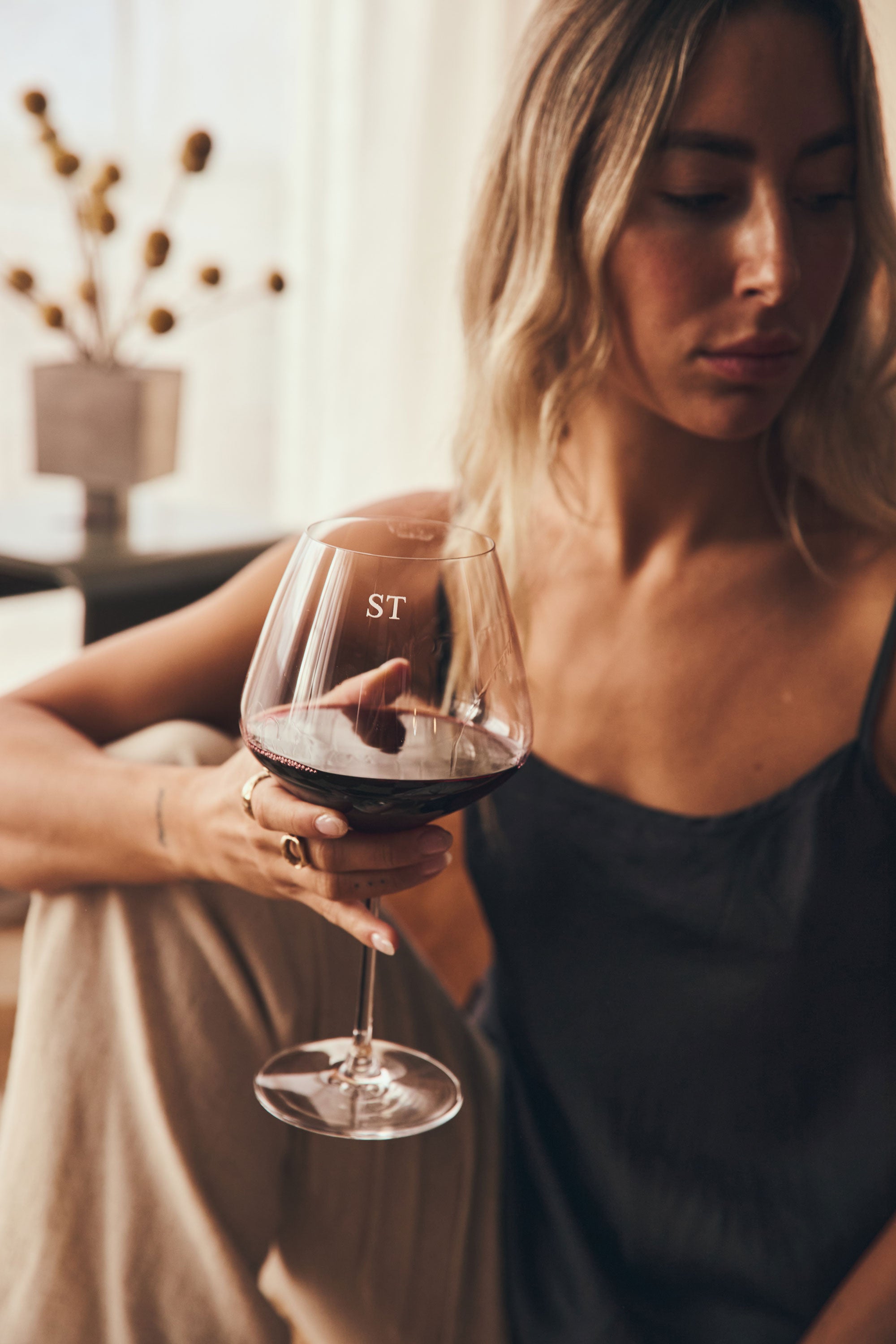 Personalised Roma Red Wine Glass - Set of 2