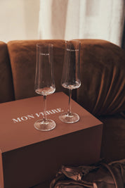 Lovers Salome Champagne Flutes - Set of 2