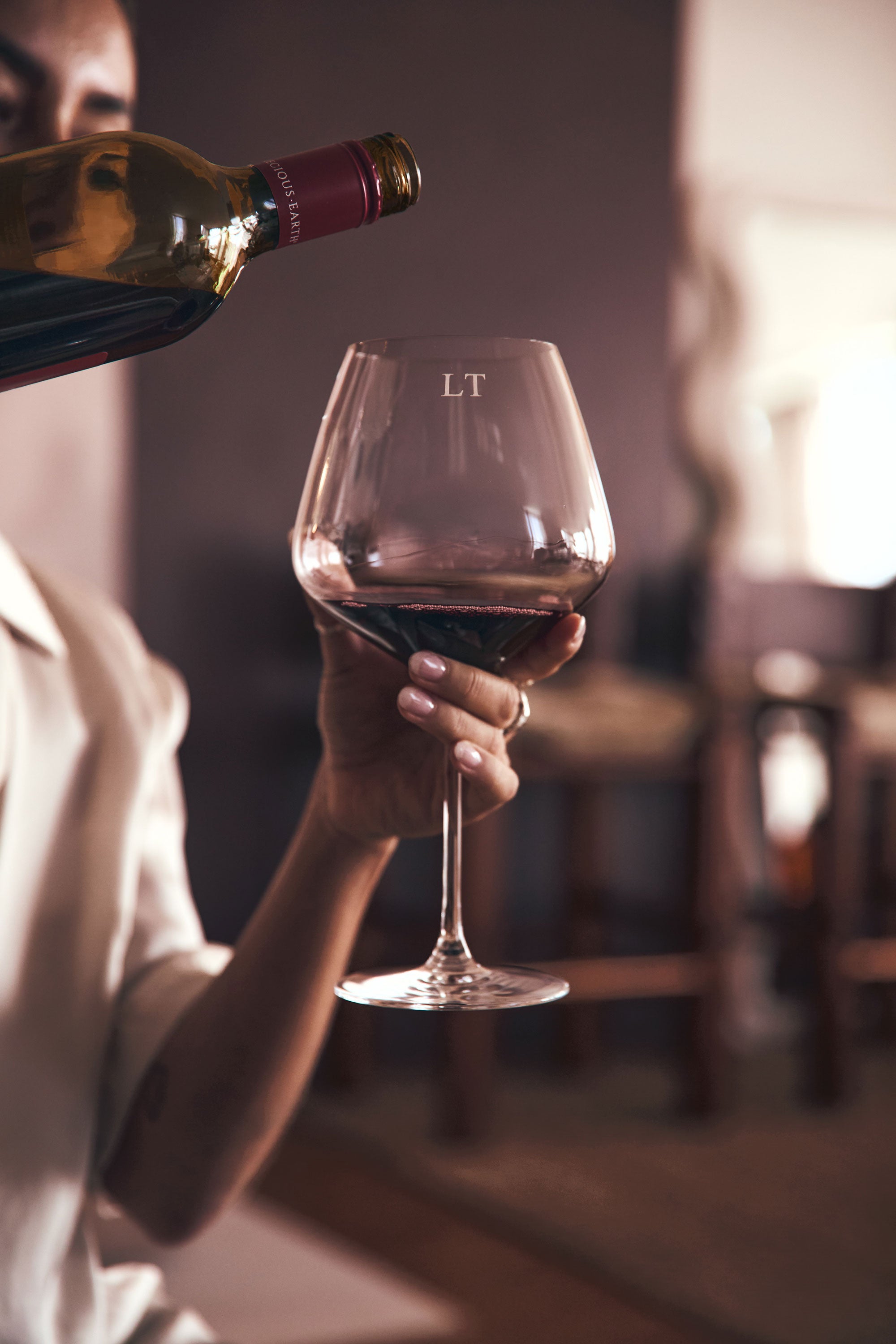 Personalised Roma Red Wine Glass - Set of 2