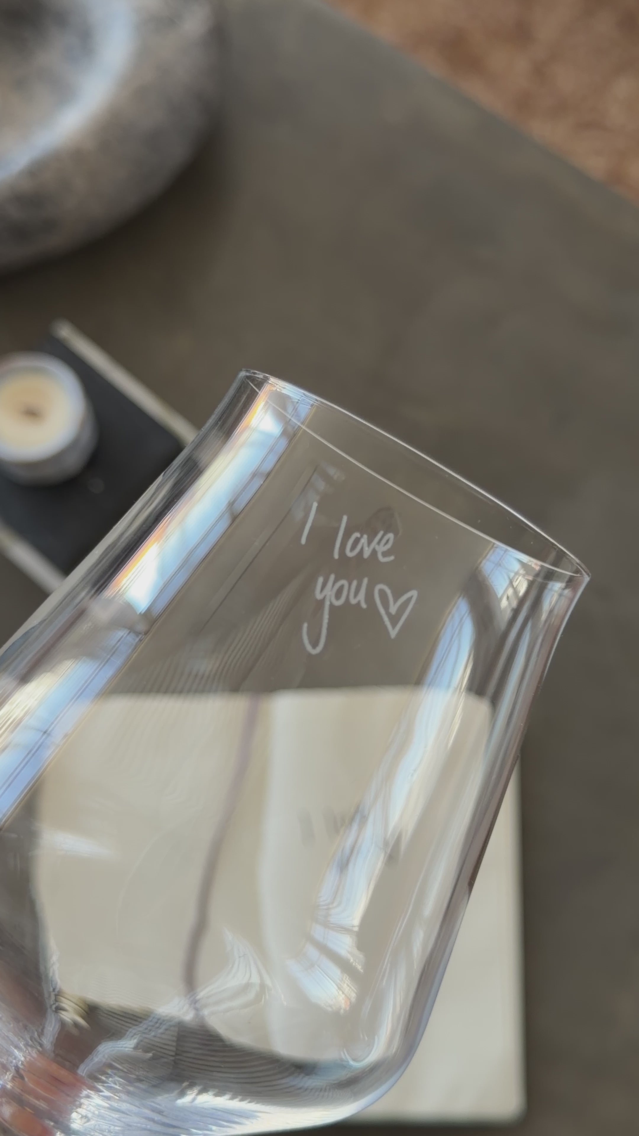 The Keepsake Wine Glass