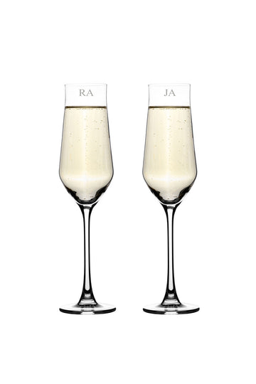 Personalised Margeaux Champagne Flute - Set of 2