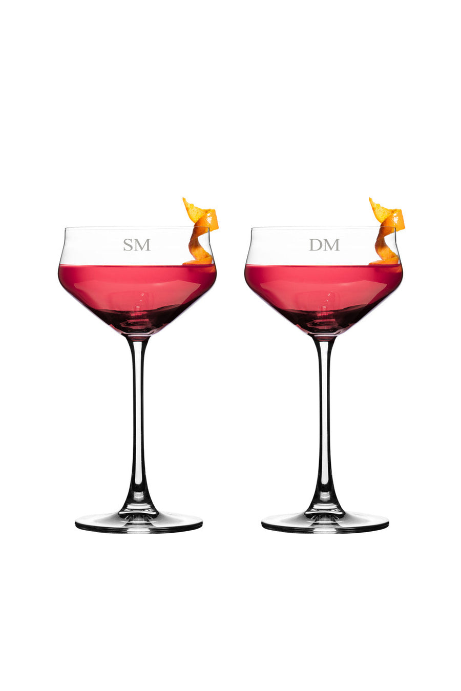 Personalised Margeaux Martini Glass - Set of 2
