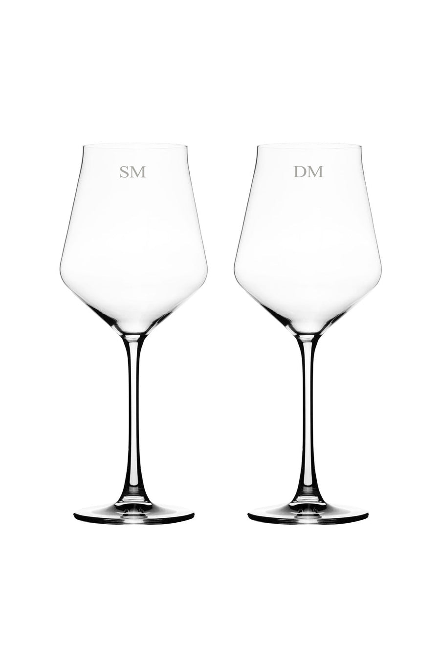 Personalised Margeaux Red Wine Glass - Set of 2