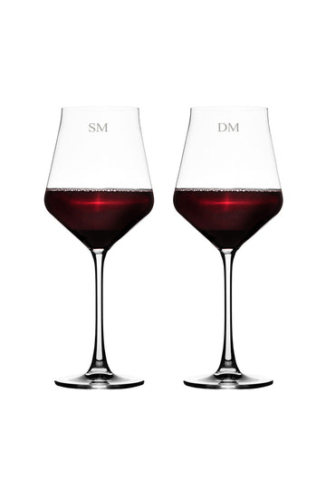 Personalised Margeaux Red Wine Glass - Set of 2