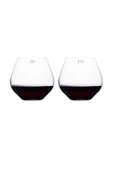 Personalised Vola Stemless Wine Glass - Set of 2