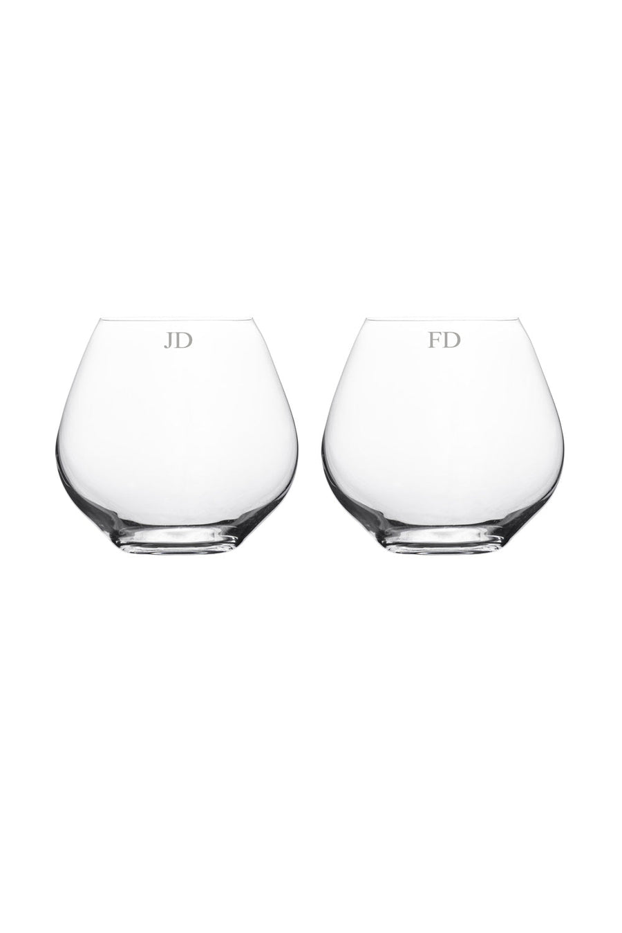 Personalised Vola Stemless Wine Glass - Set of 2